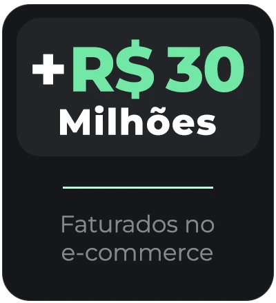 Mais de R$ 30 milhões faturados no e-commerce